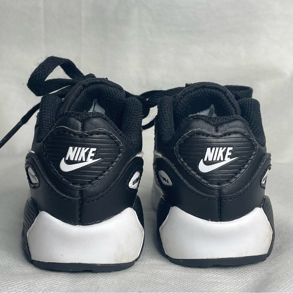 Nike Air Max 90 LTR Sneaker Shoe Toddler Size US 5C EU 21 Black White CD6868-010 - Picture 5 of 14